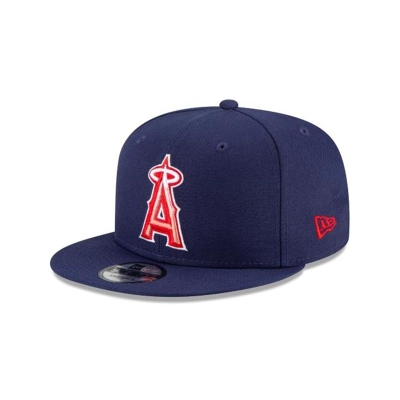 Blue Los Angeles Angels Hat - New Era MLB Americana Fade 9FIFTY Snapback Caps USA4016825